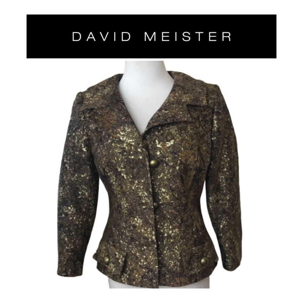 David Meister Holiday Blazer. Sz 4
